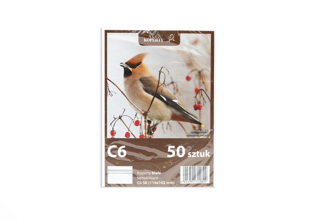 Koperta C6/50szt. SK biała